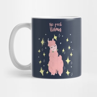 No Probllama cute Llama Mug